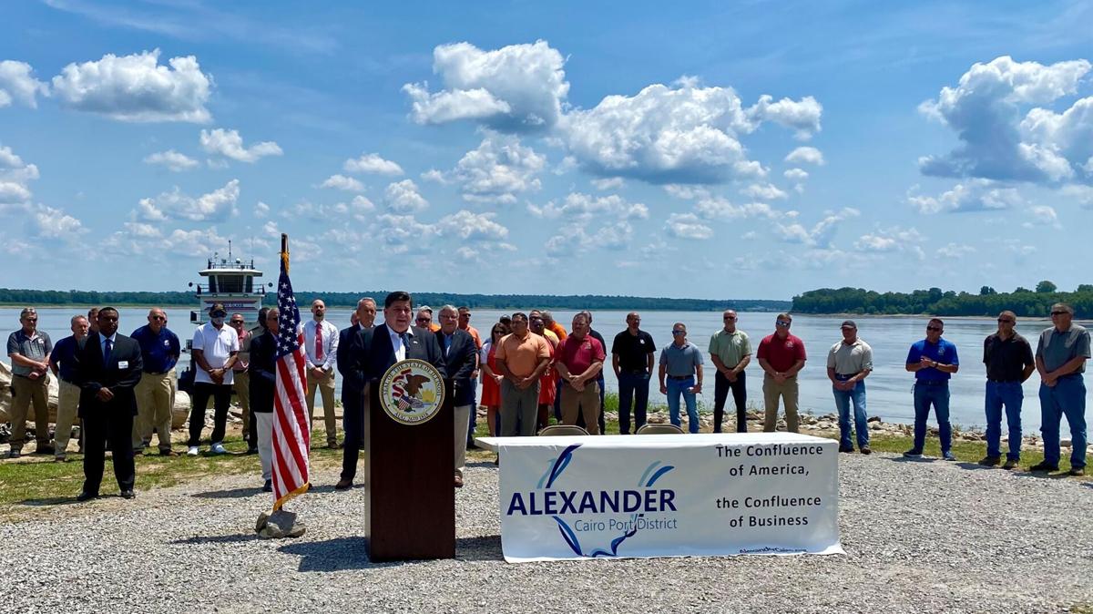Gov. Pritzker visits Cairo, Illinois, as port project moves forward | <span class="tnt-section-tag no-link">News</span> | WPSD Local 6