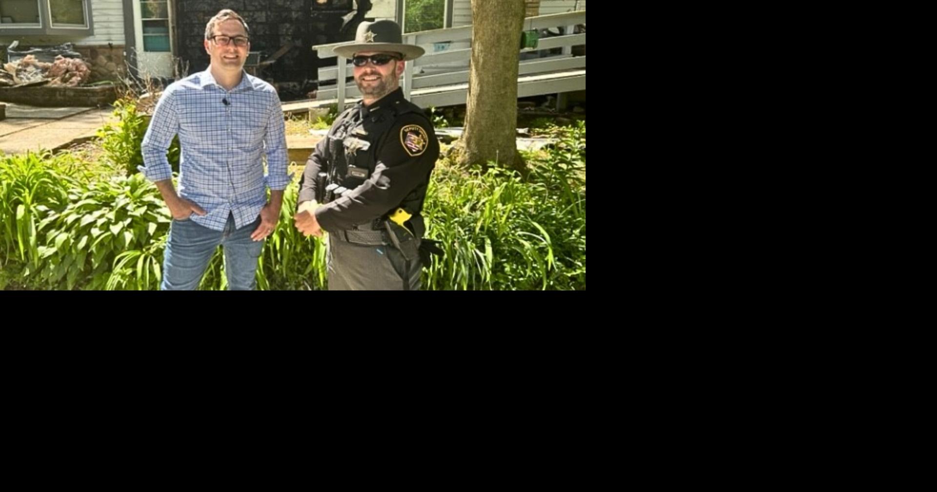 Deputy and good samaritan rescue 92-year-old man from burning Ohio home ...