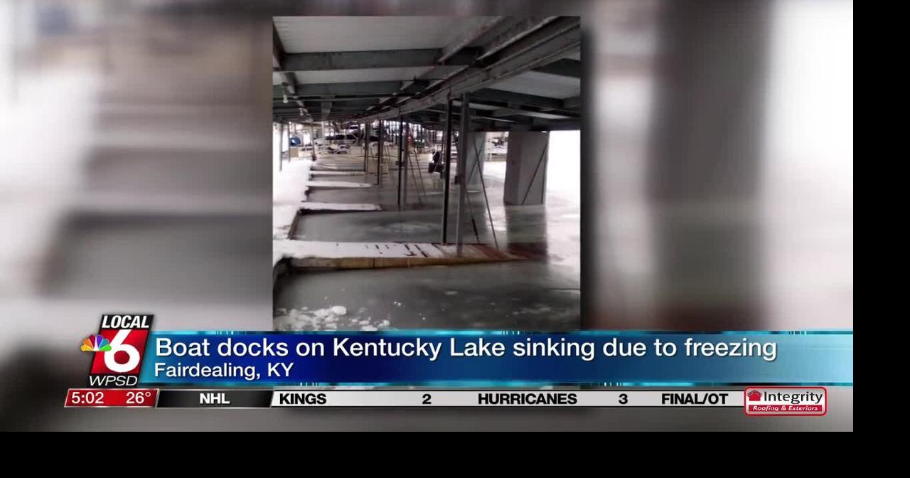Boat docks sinking due to freezing weather | Ott | WPSD Local 6