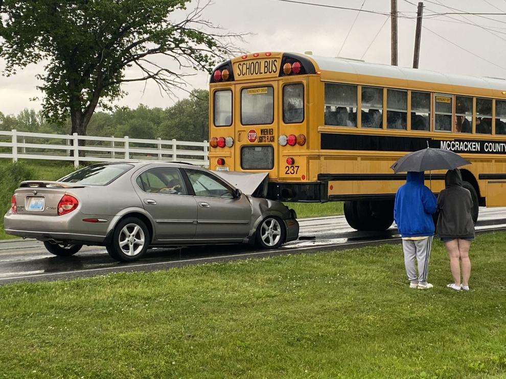 Slick roads lead to crash involving car, school bus in McCracken County News WPSD Local 6