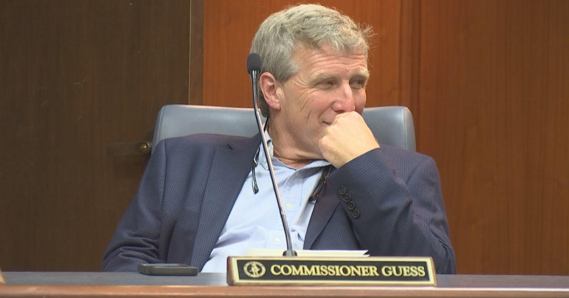 Commissioner David Guess faces removal from office over text with racist connotations