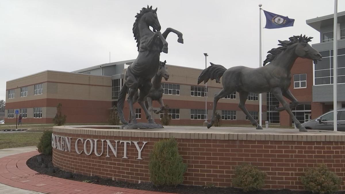 Posters taped to McCracken County High School show support for