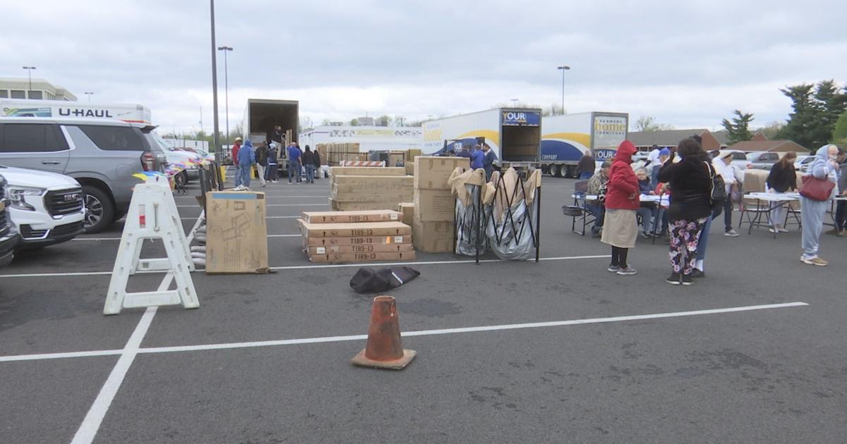 Furniture store donates three semitrailers of free furniture to tornado victims | Furniture store donates three semitrailers of free furniture to tornado victims |