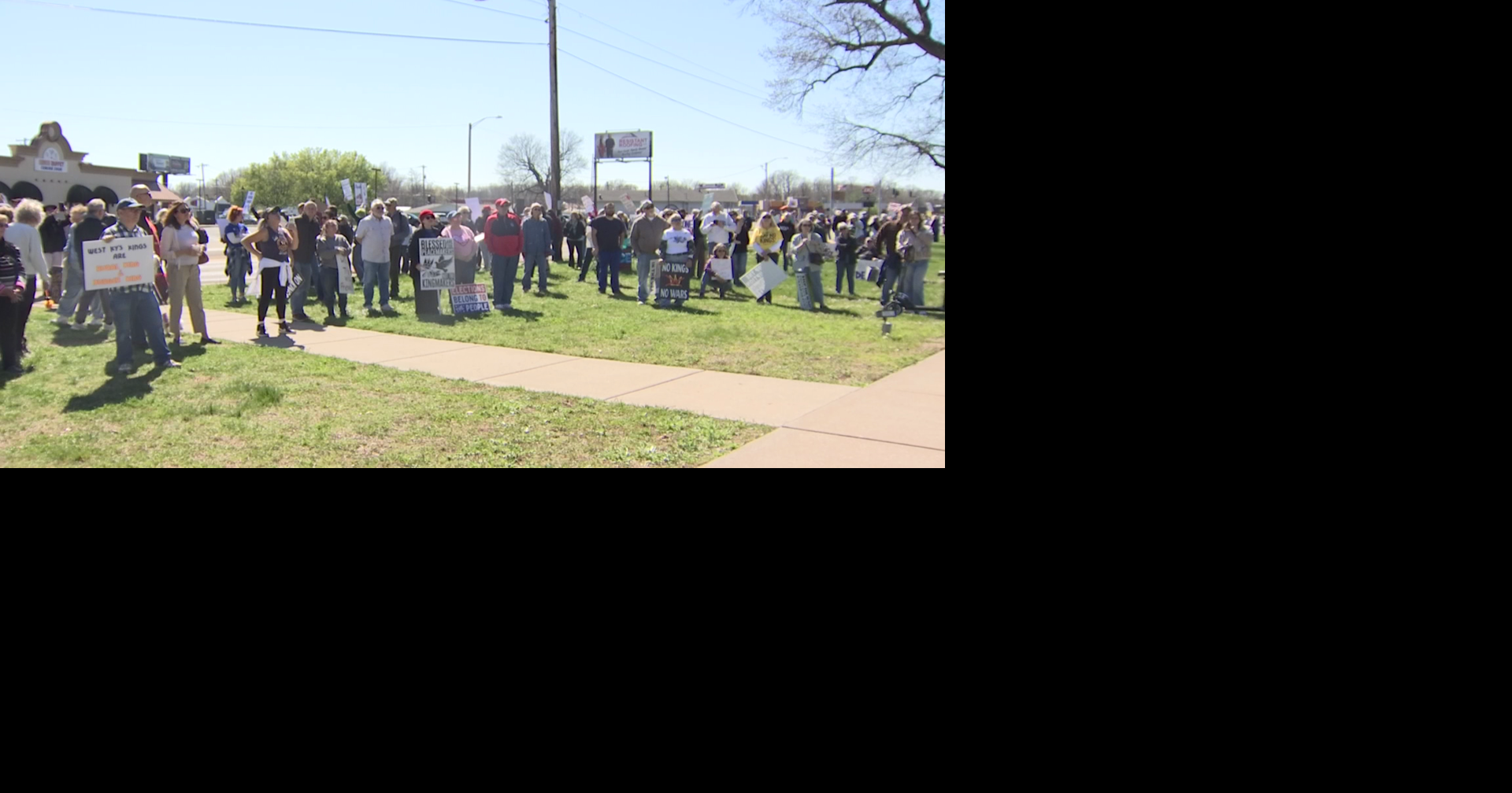 A large turnout shows out at Bob Noble Park for 