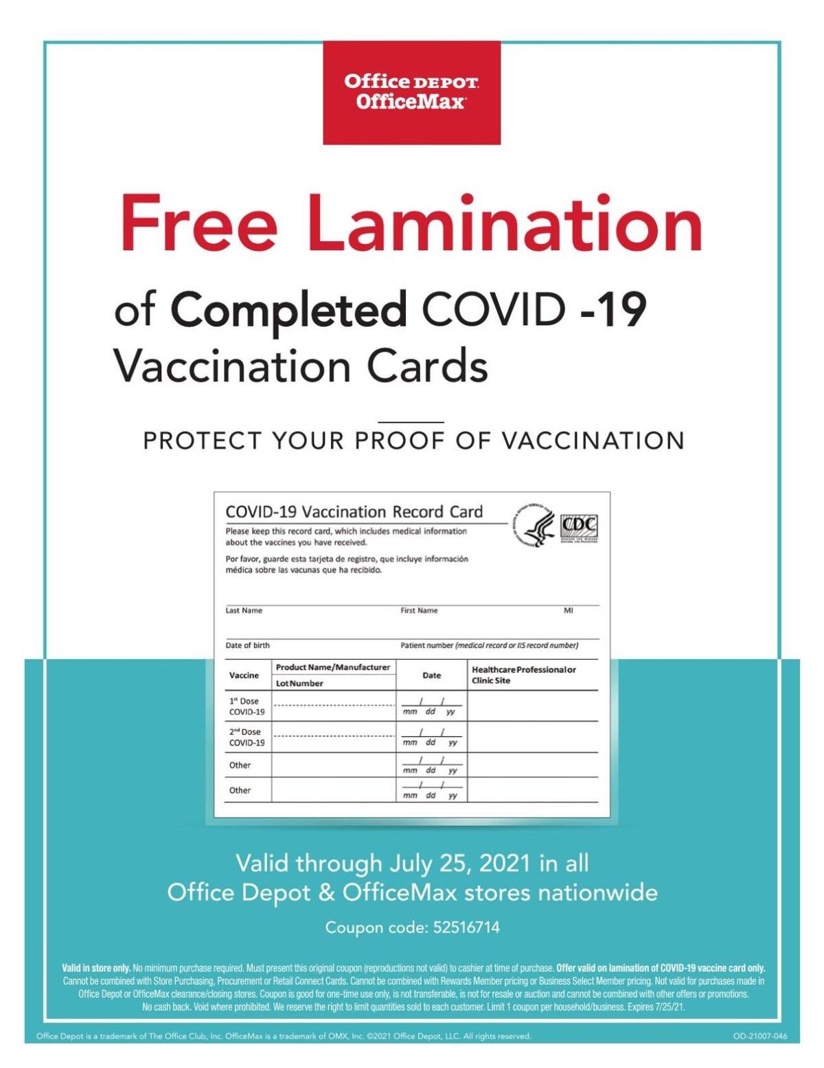 Staples and Office Depot want to help you prove your Covid-19 ...