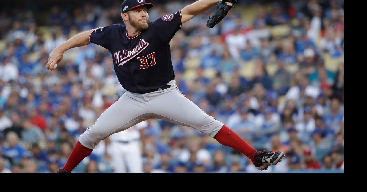 Strasburg Ks 12, Nationals top Cardinals 8-1