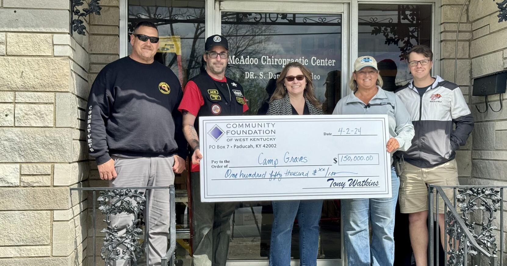 Mayfield nonprofit gets $150,000 grant from Community Foundation of West Kentucky to help veterans - Vimarsana News