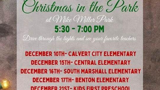 Schools 'take over' Christmas in the Park in Marshall County - Vimarsana News