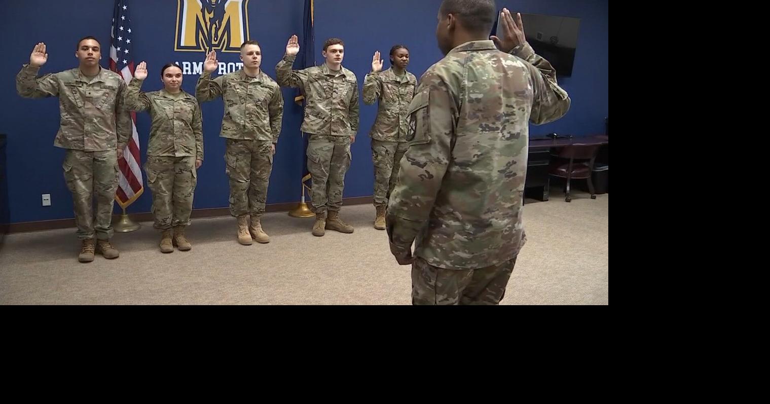 Murray State ROTC cadets take enlistment oaths, just days after Murray ...