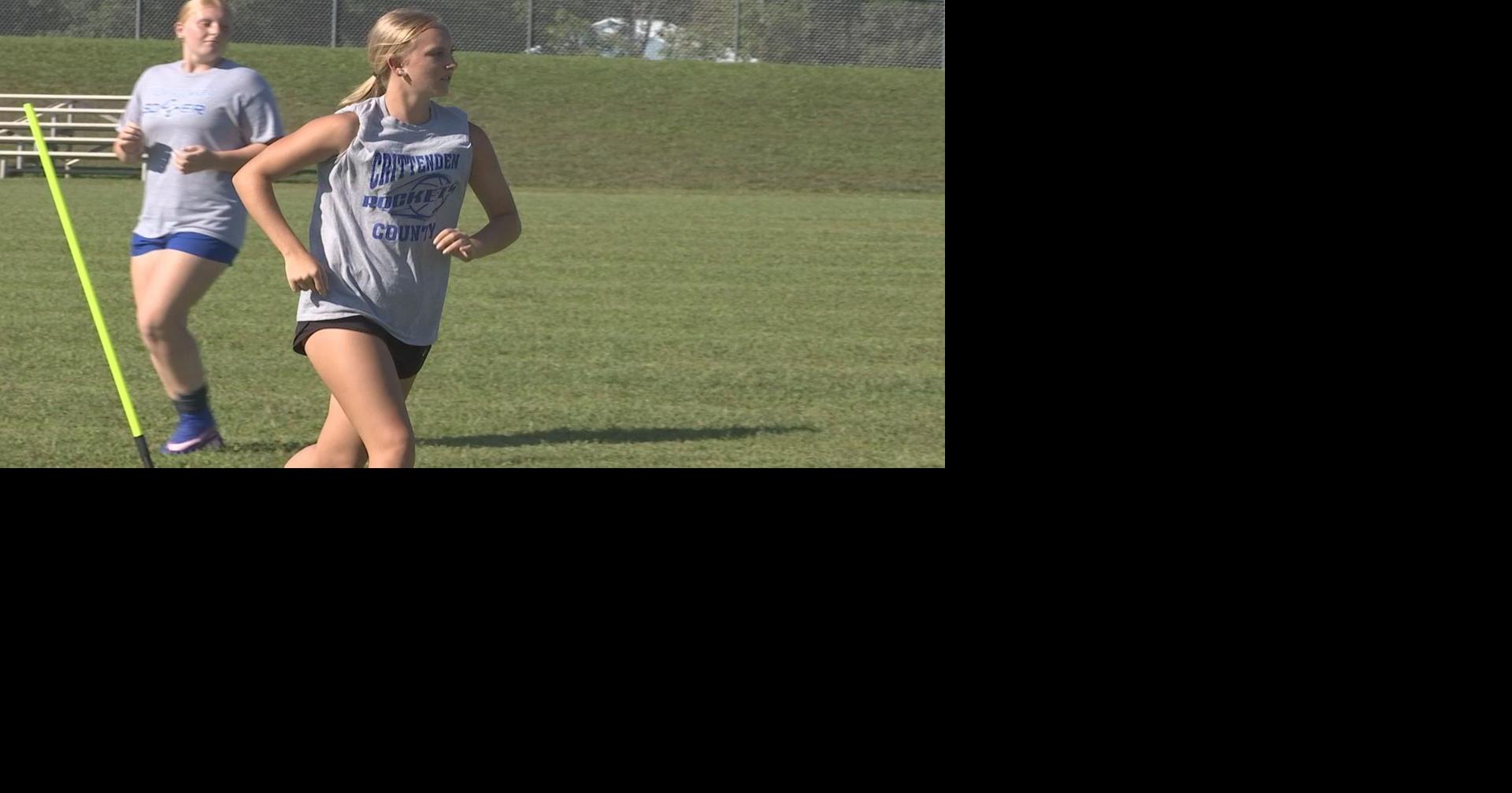 From kicking field goals to scoring 50 career goals: Crittenden County's Berry breaking out with dominant start to season