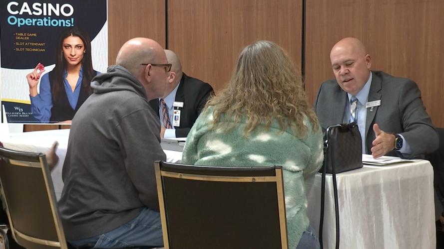 Walker's Bluff hosts career fair as it prepares to open casino resort