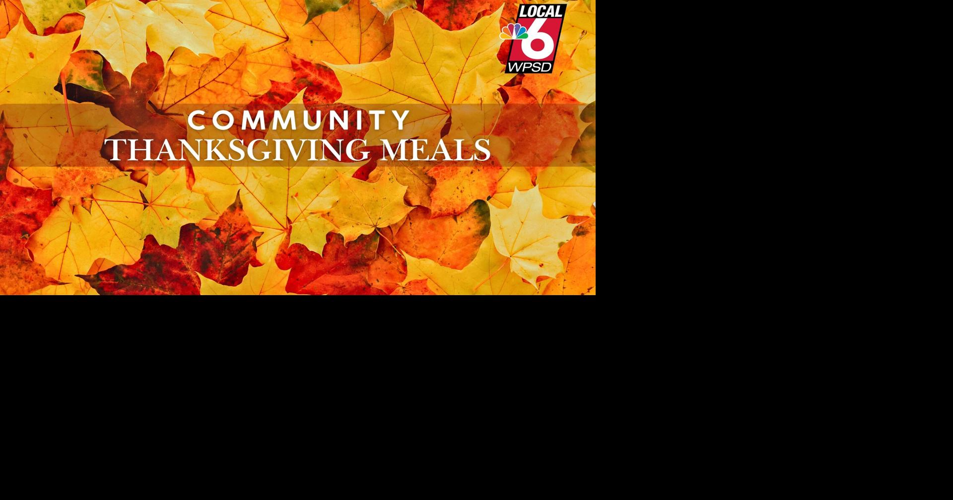 Free Thanksgiving meals offered in Western Kentucky, Southern Illinois