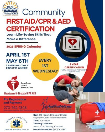 Murray-Calloway County Hospital to host First Aid/CPR & AED ...