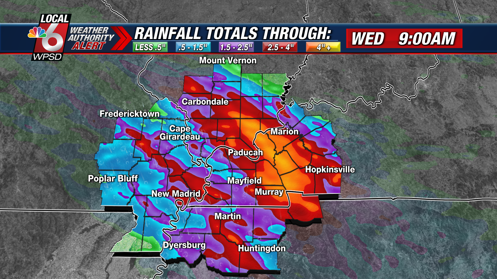 Weather Authority Alert Tuesday Into Wednesday Morning For Potential ...