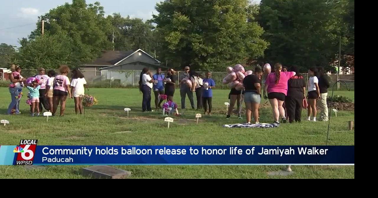 Community honors life of Jamiyah Walker through balloon release