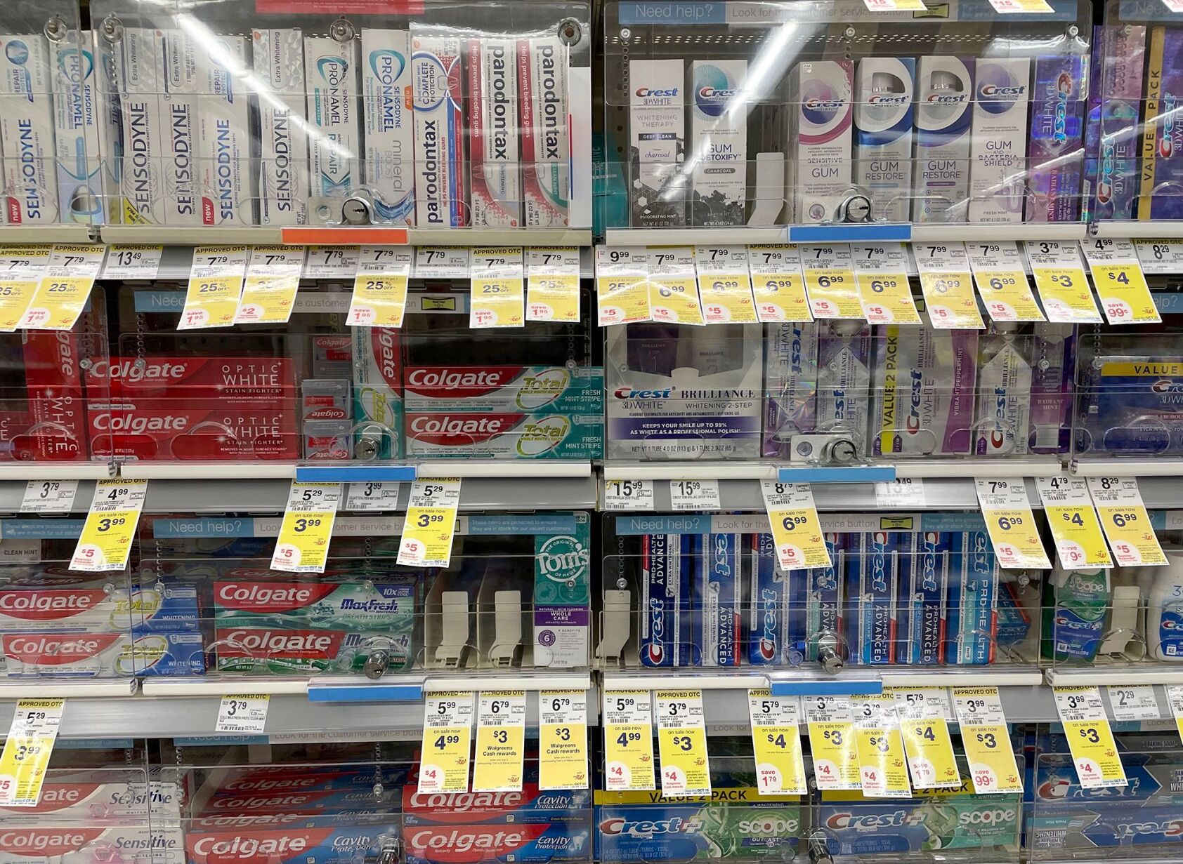 Vip Toothpaste Walgreens admits locking up shampoo and toothpaste hurts sales. But it ...