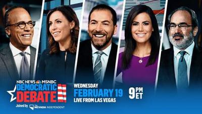Democratic Debate In Las Vegas Will Have 5 Moderators Nbc News Announces News Wpsd Local 6