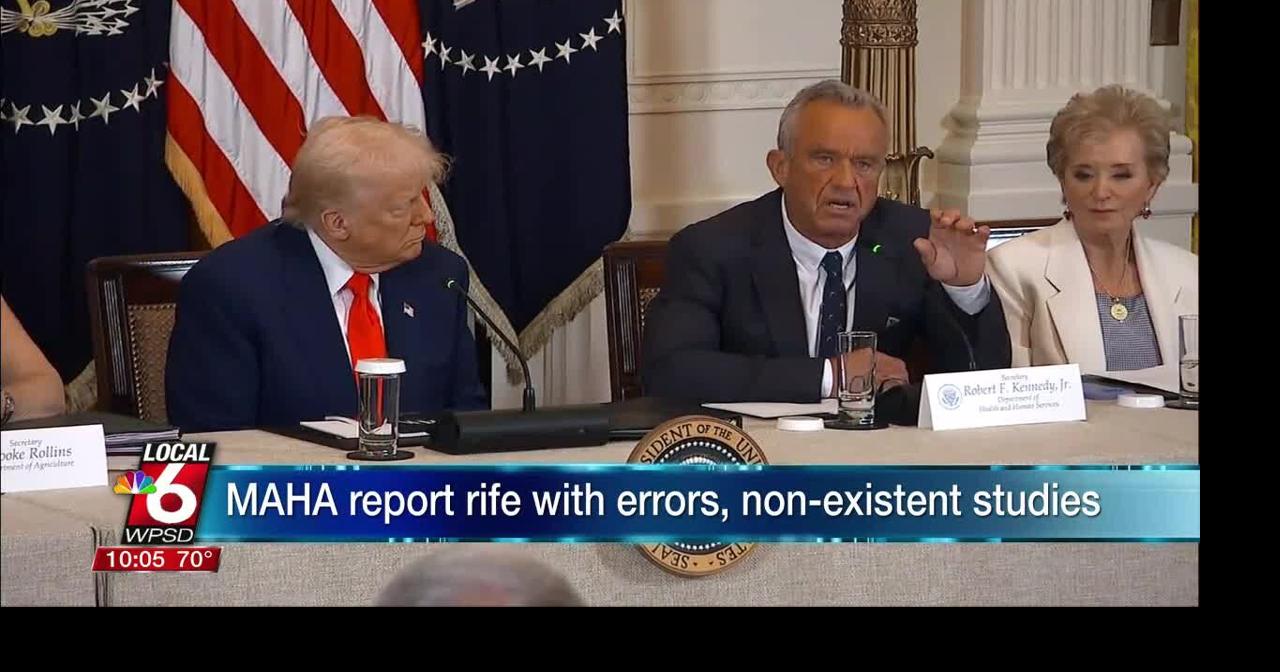 First MAHA report contains errors, nonexistent studies | Latest Videos ...