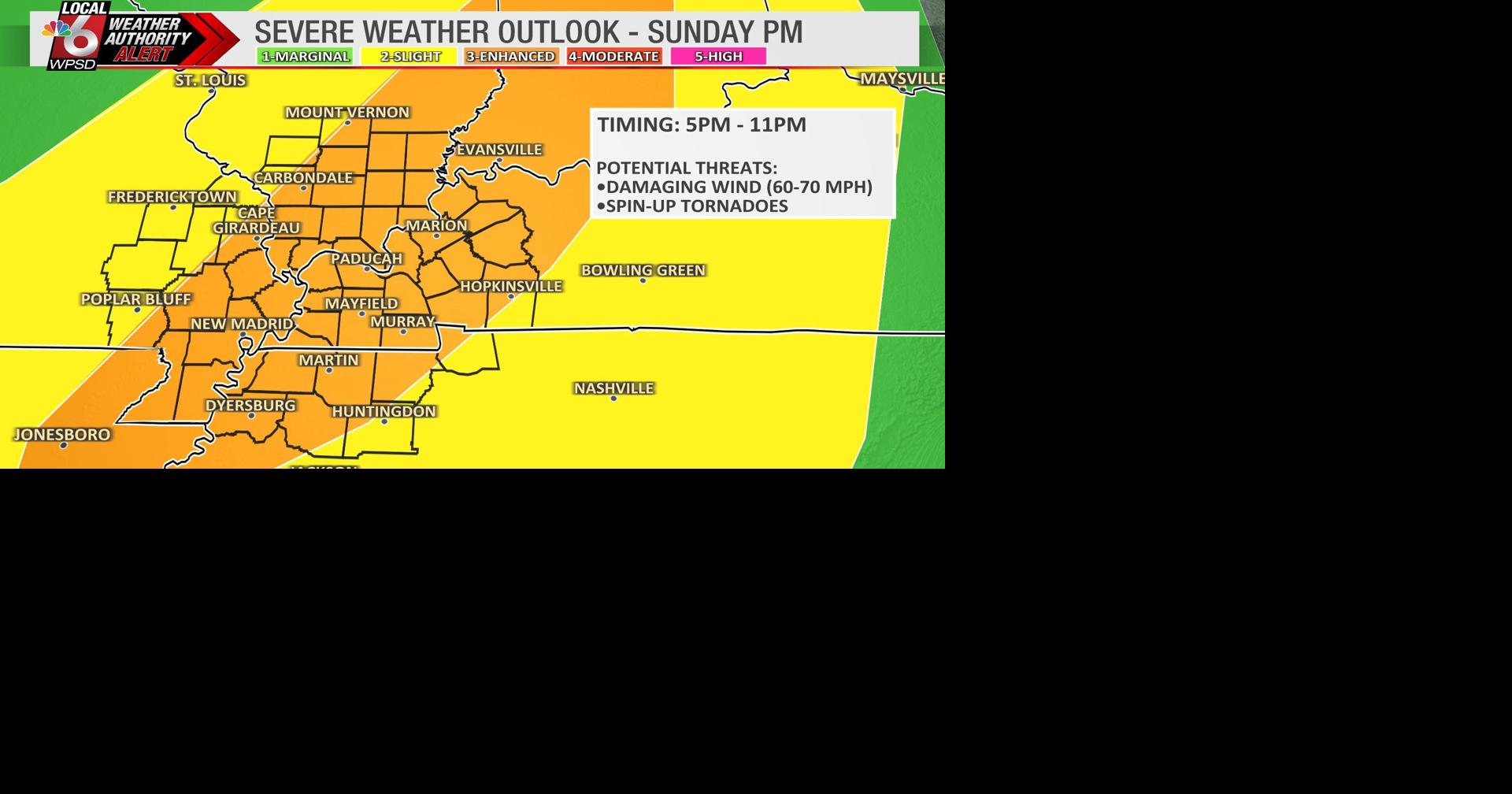 Weather Authority Alert activated for Sunday ahead of potential storms | Weather