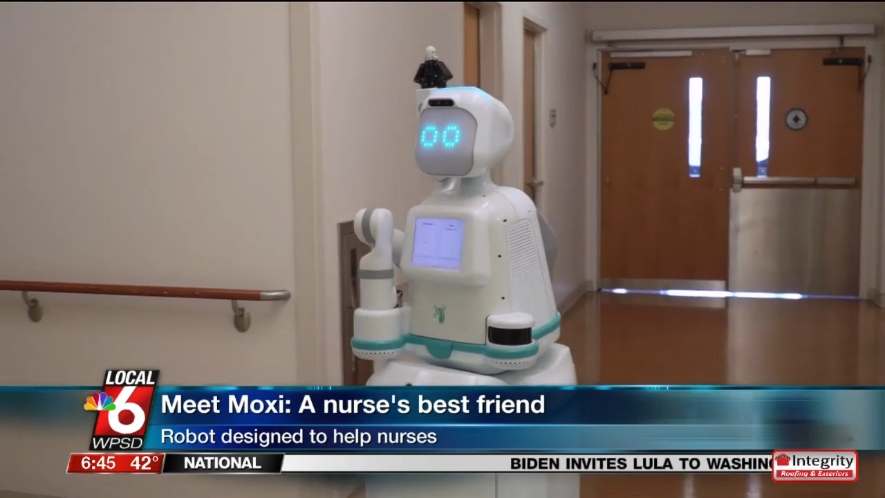 Meet Moxi, the robot helping to lighten nurses' workload - The