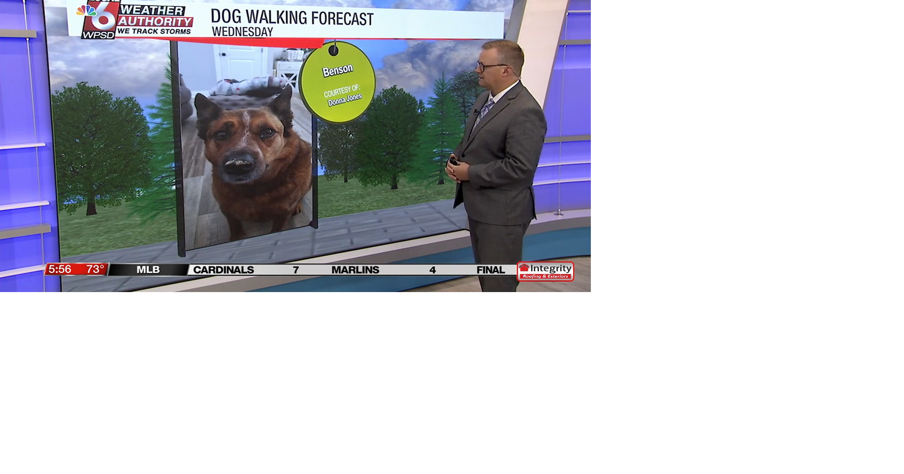 Dog walking forecast 8.20.25