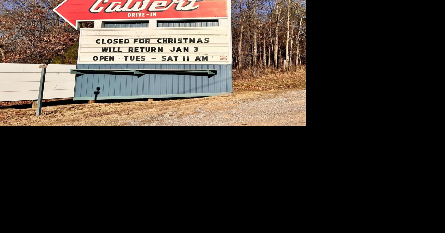 Calvert City Drive-In Theater to close for holidays, returning Jan. 3 ...