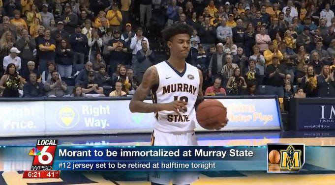 Ja Morant has jersey retired by his high school