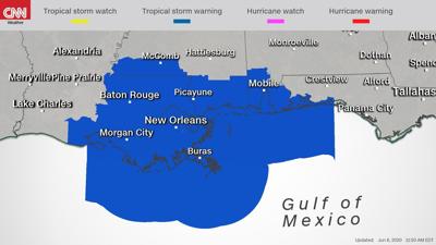 Tropical Storm Cristobal officially makes landfall in Louisiana | News ...