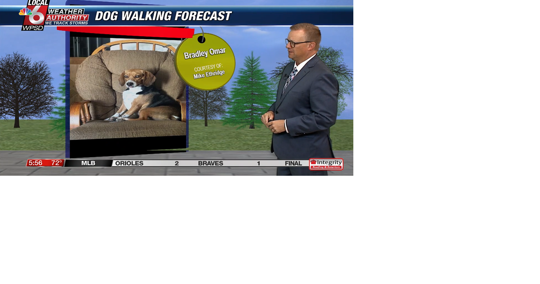 Dog walking forecast 7.7.25