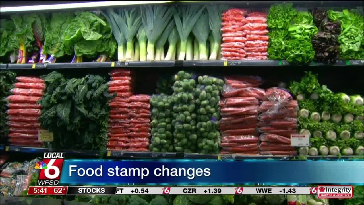 Food stamp changes span class