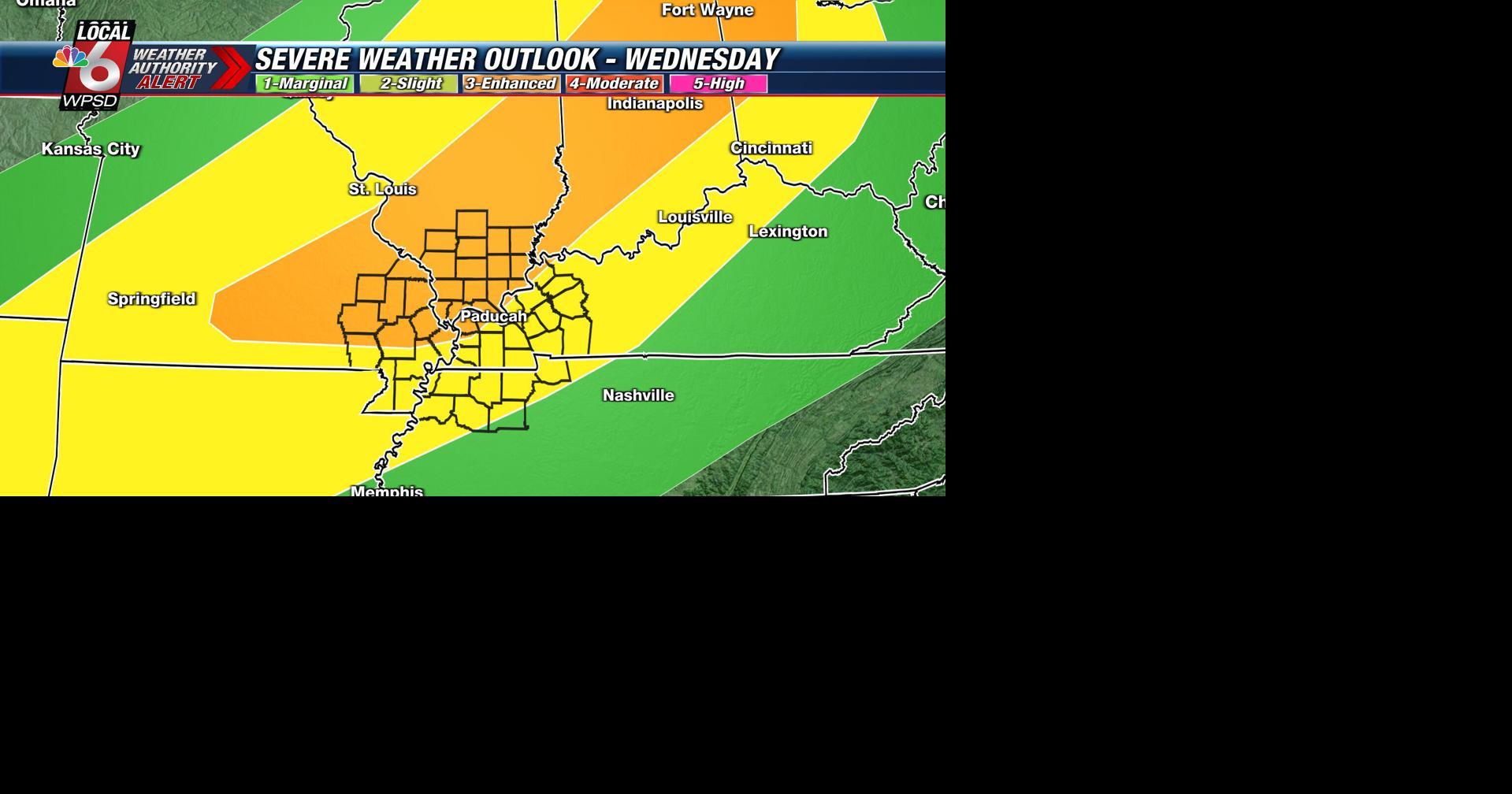 Severe storms forecast Wednesday, followed by heat | News