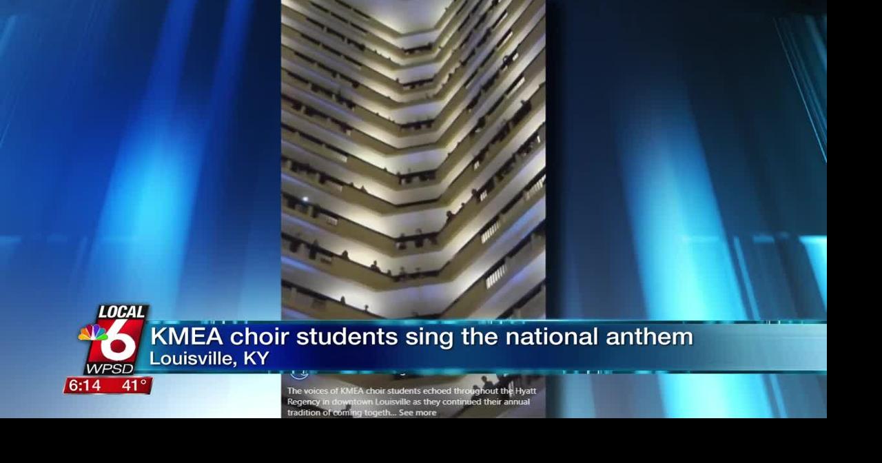KMEA choir students sing the national anthem | Ott | WPSD Local 6