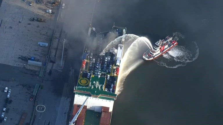 Two firefighters killed in Port Newark ship fire | News | WPSD Local 6