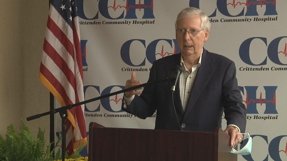 Mcconnell Talks Second Stimulus Deal During Stop In West Kentucky News Wpsd Local 6