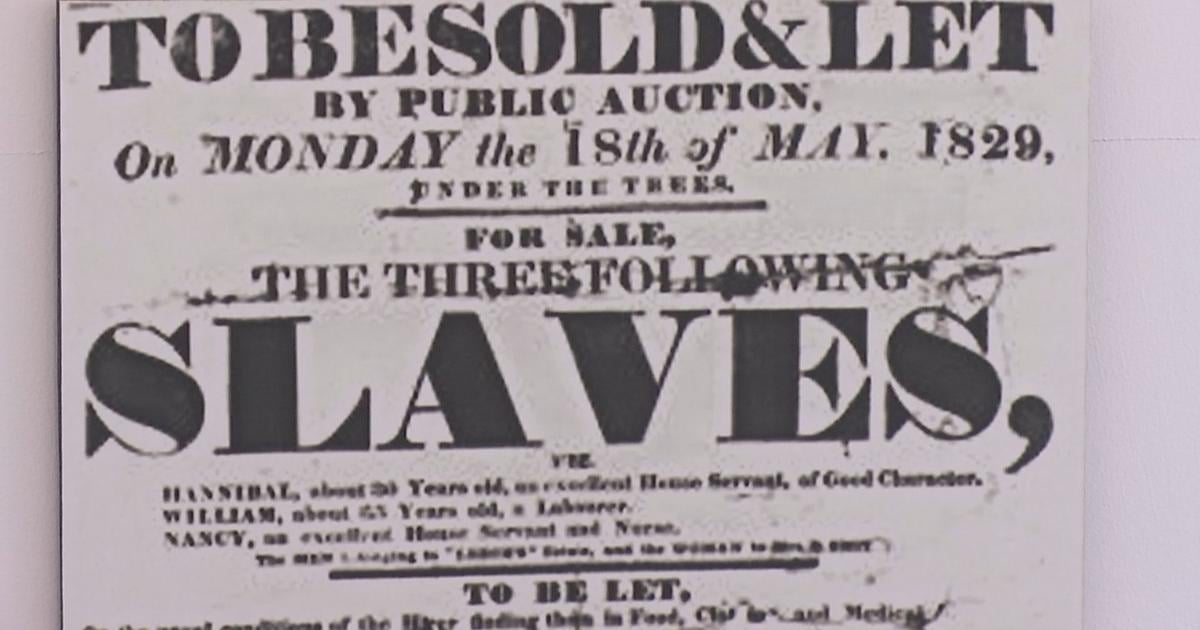 Slave auction poster WPSD Local 6