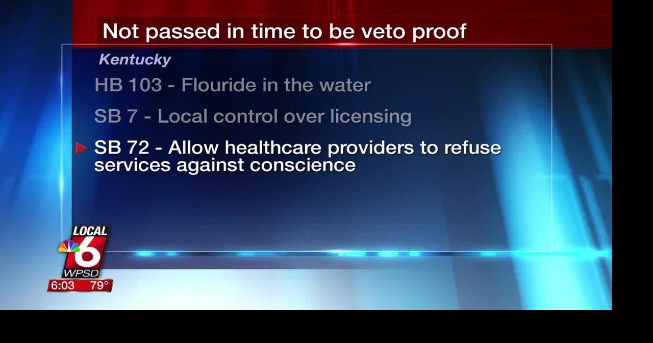 Bills not passed in time to be veto proof | Ott | WPSD Local 6