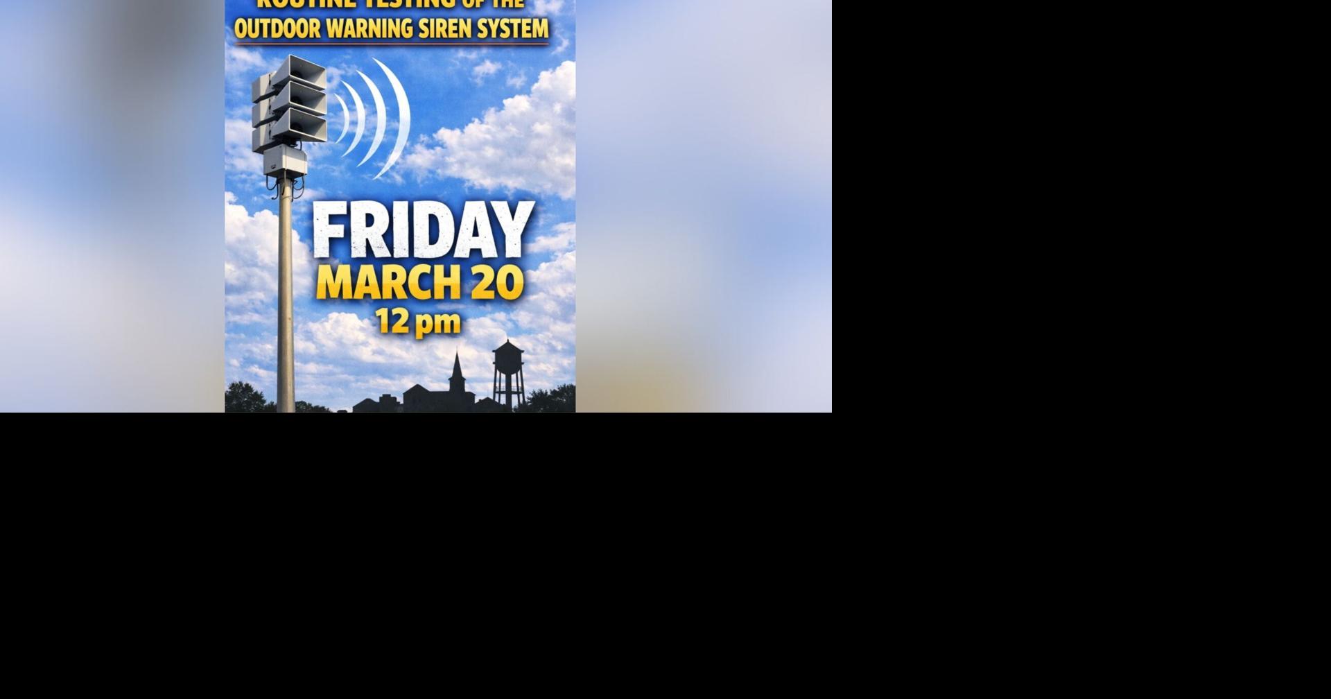 McCracken County Emergency Management will conduct warning siren test ...