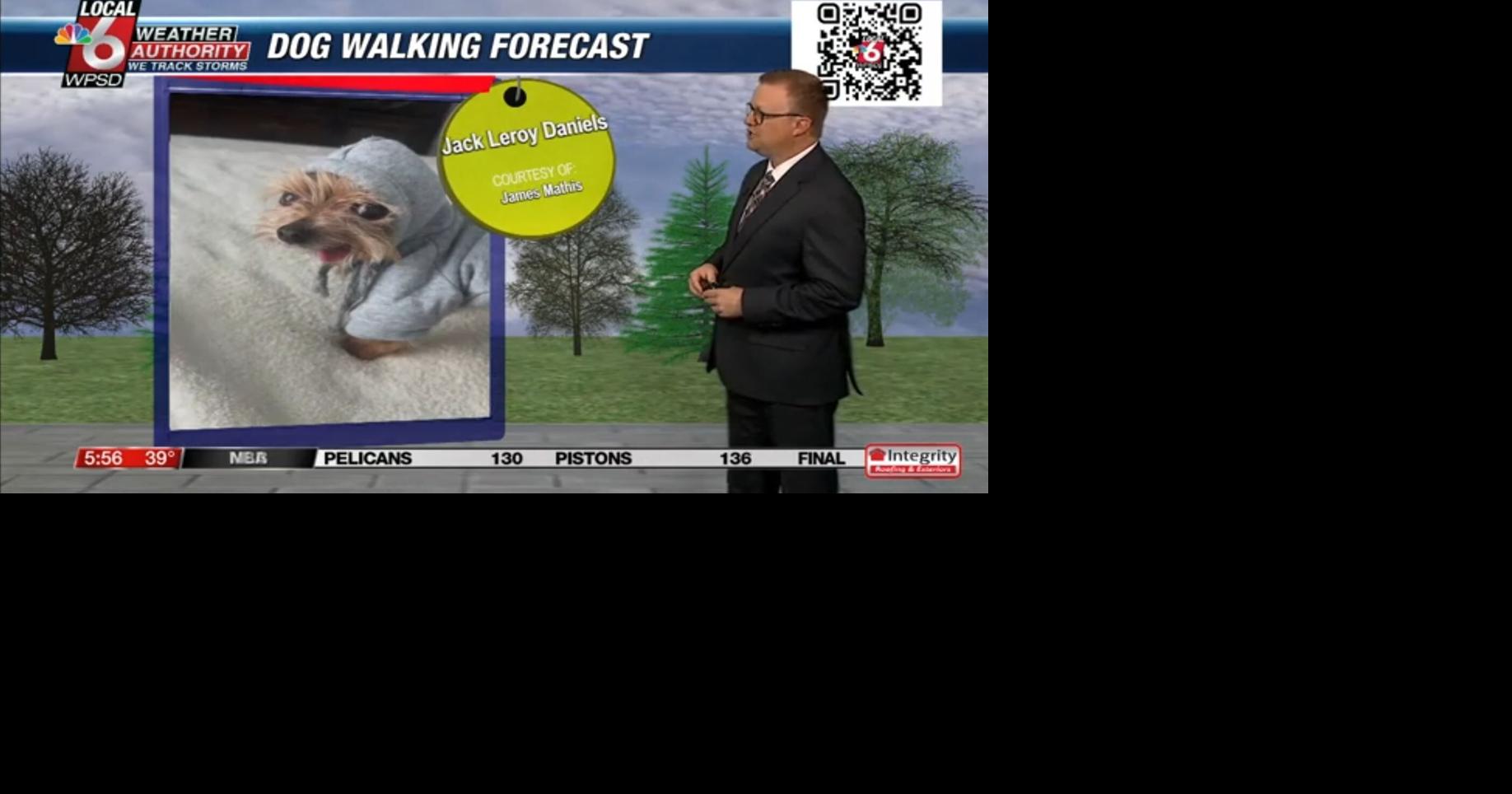 Dog walking forecast 3.24.25
