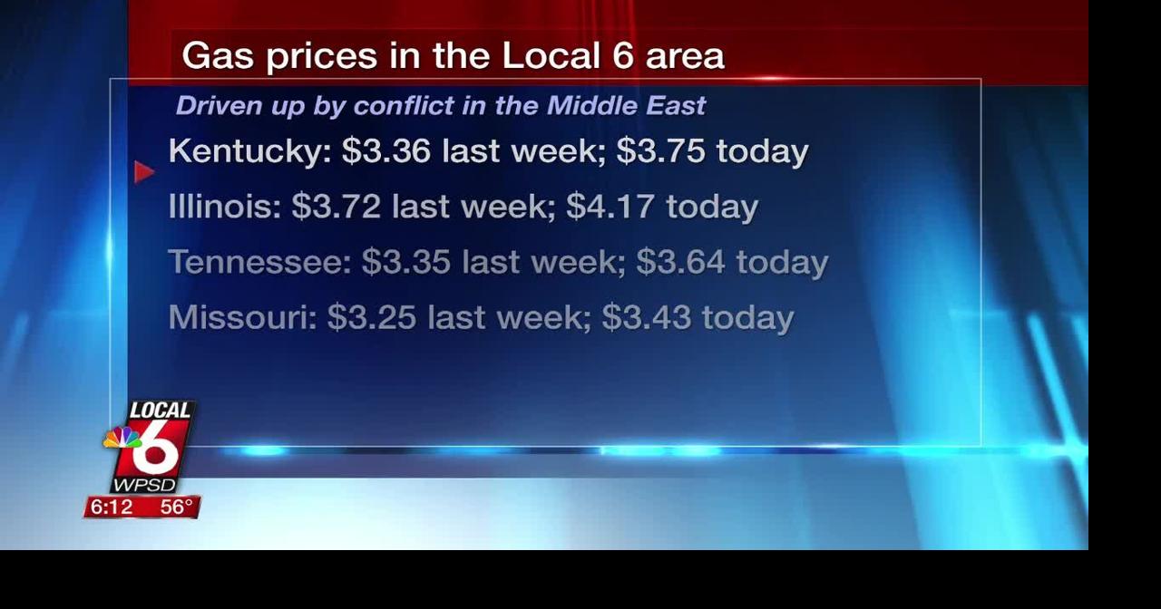 Gas prices in Local 6 area | Ott | WPSD Local 6