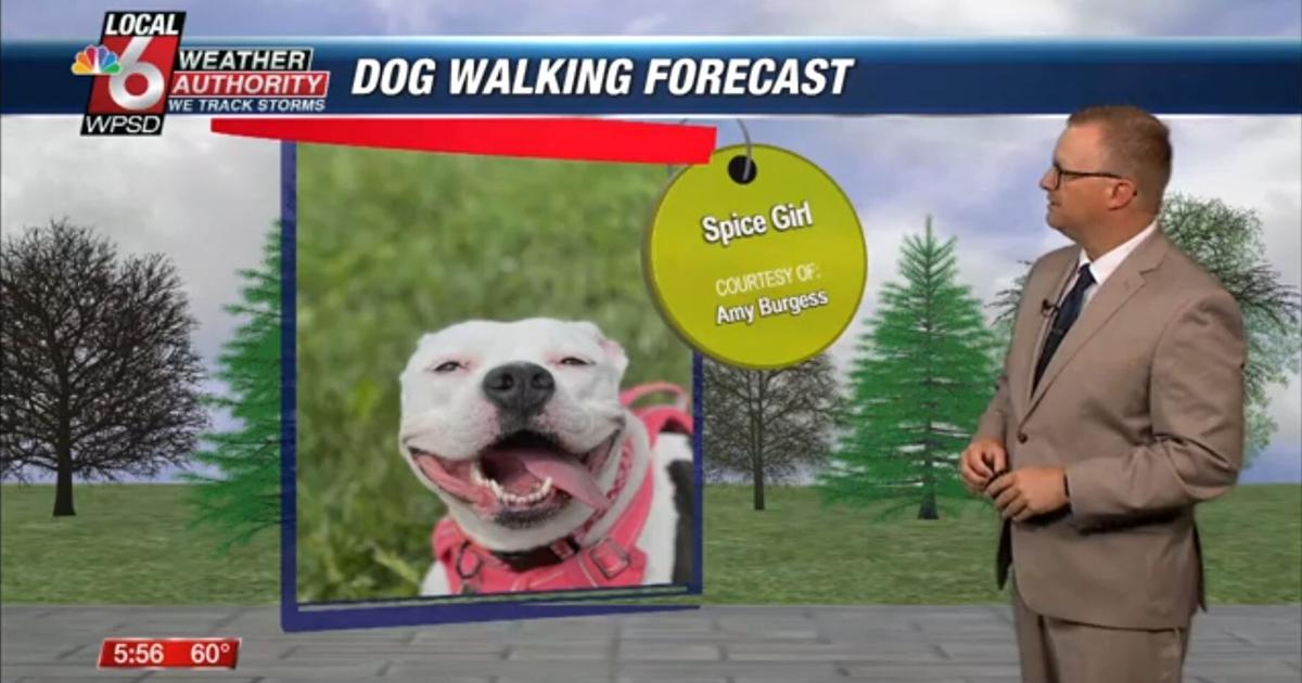 Dog walking forecast 5.30.25 Dog walking forecast 5.30.25