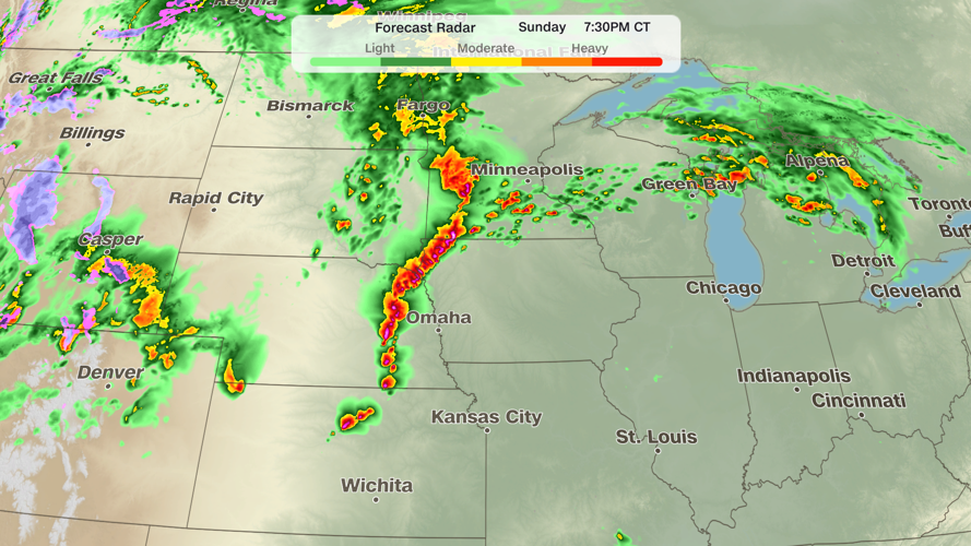 Severe storms with intense tornadoes possible in Central US through ...