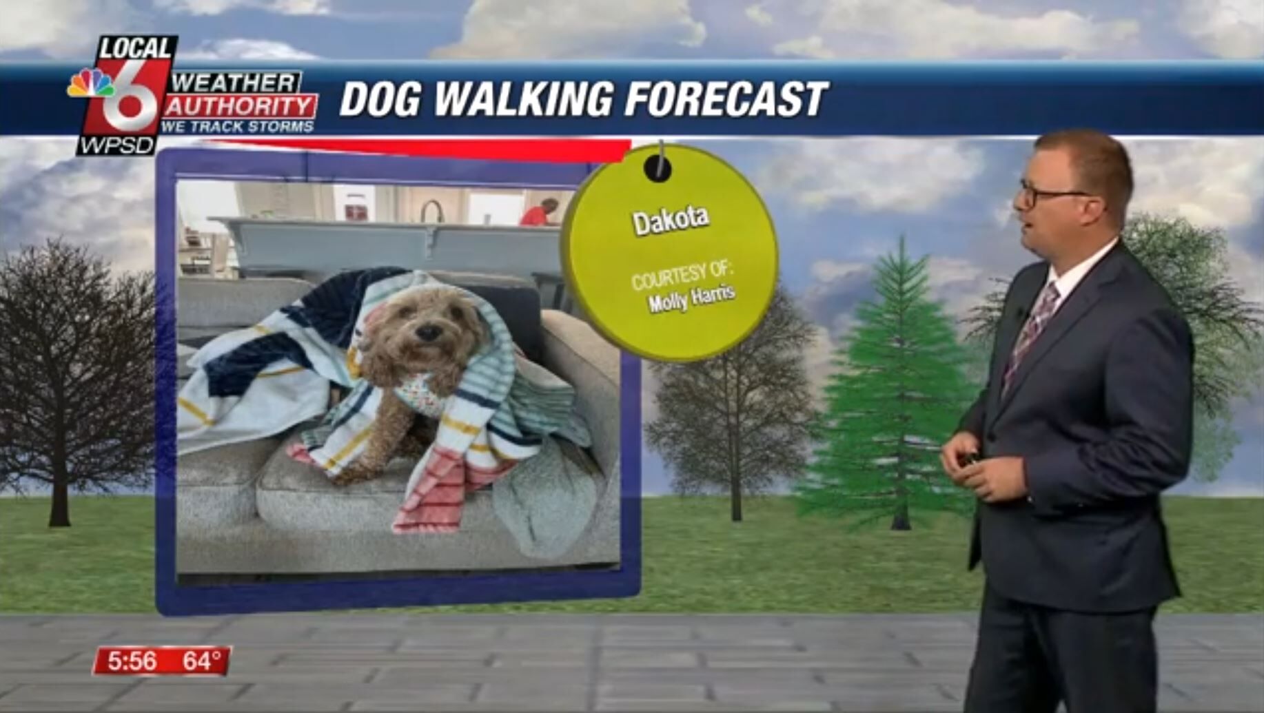 Dog walking forecast 5.14.25 | Weather | WPSD Local 6