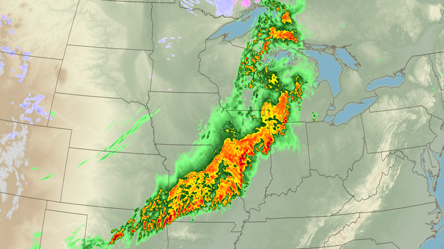 Storm-weary central US braces for one more day of possibly severe ...