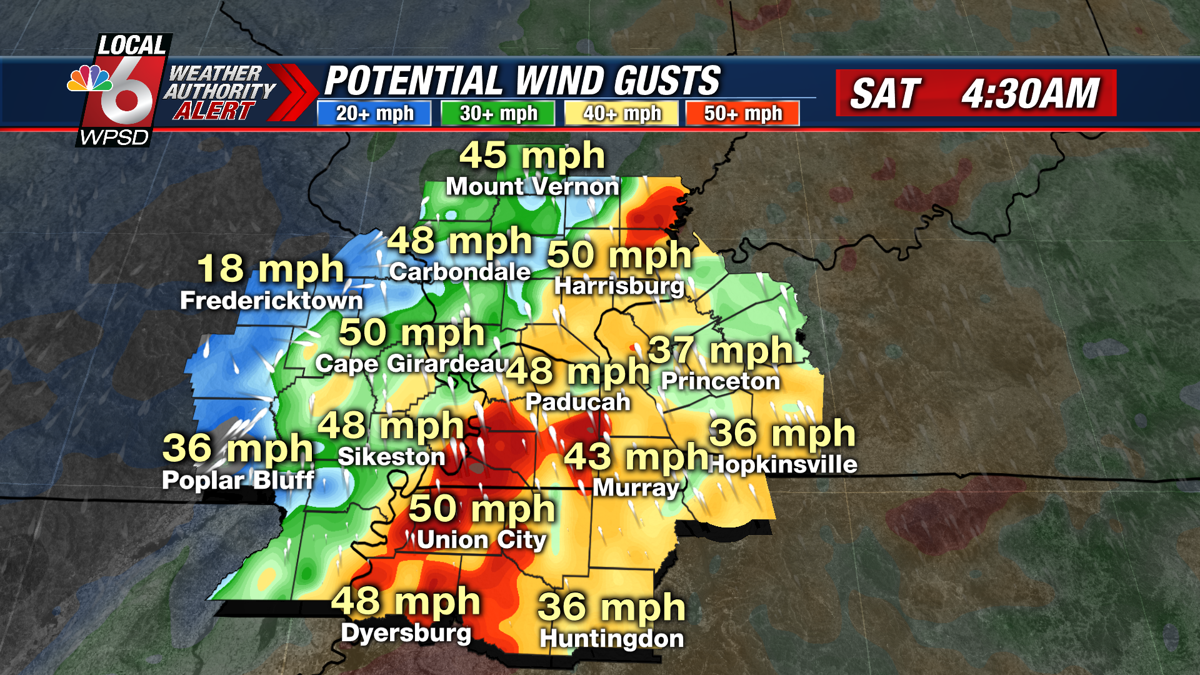 Weather Authority Alert Severe Weather Tonight News WPSD Local 6