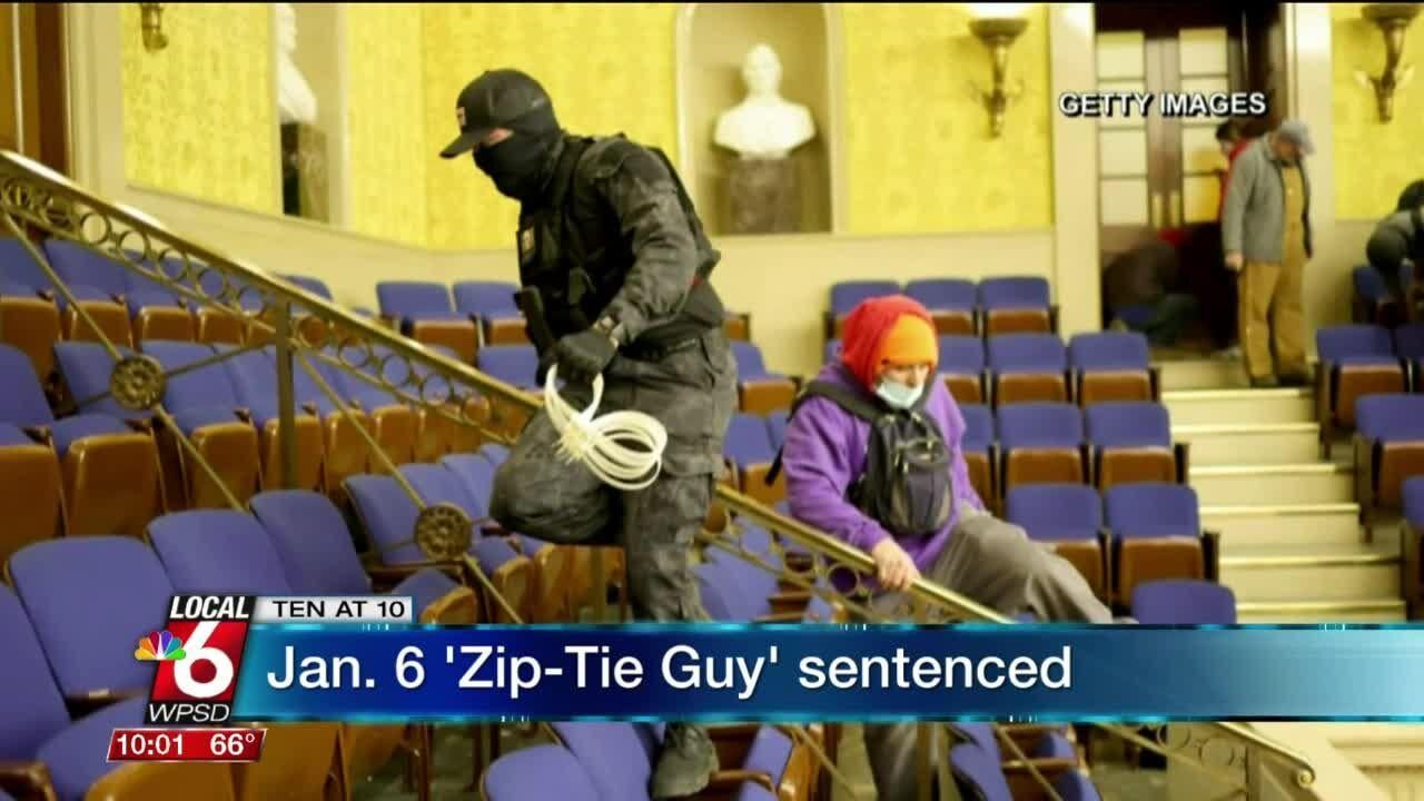 Zip-Tie Guy at Capitol Riot Took Handcuffs From Police: Prosecutors
