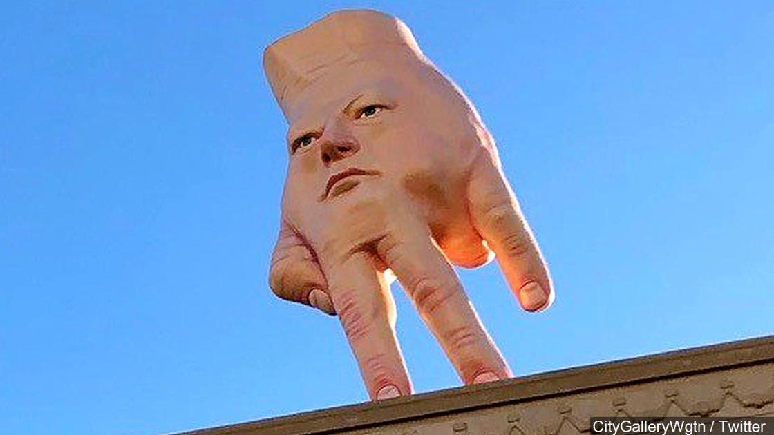 Giant Hand Statue Touches Down In New Zealand City And The Locals Are Disturbed News Wpsd Local 6 What 'nightmares are made of'? wpsd local 6