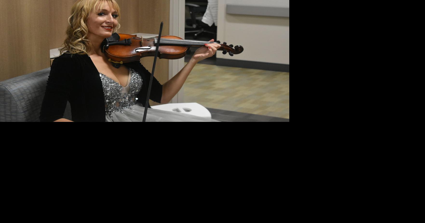 Professional Violinist provides therapeutic concert to patients ...