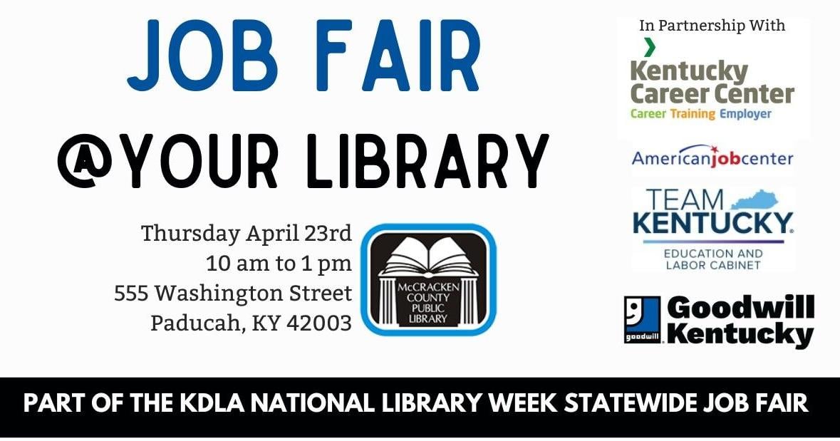 Kentucky Career Center to hold job fair at the McCracken County Public Library