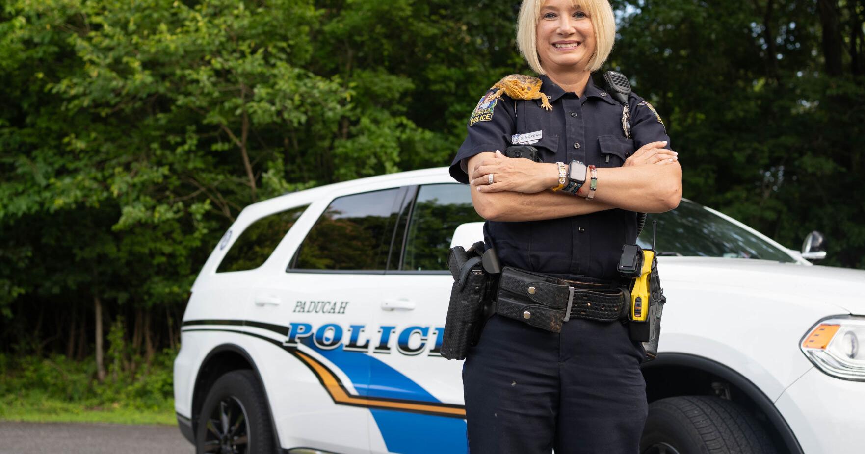 Paducah police officer integrates bearded dragon into school resource officer duty - Vimarsana News