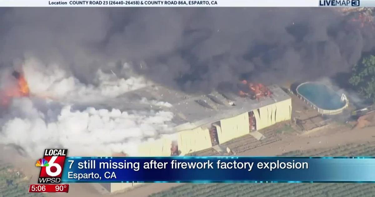 Firework Factory Explodes 7 still missing after firework factory explosion in California | Latest ...